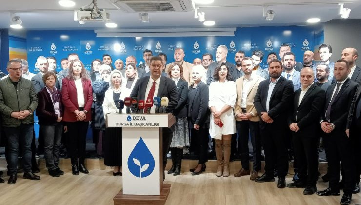 DEVA Partisi Bursa İl Başkanı Serkan Özgöz milletvekili aday adaylığını duyurdu