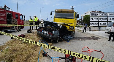 Edremit – İzmir yolunda trafik kazası!